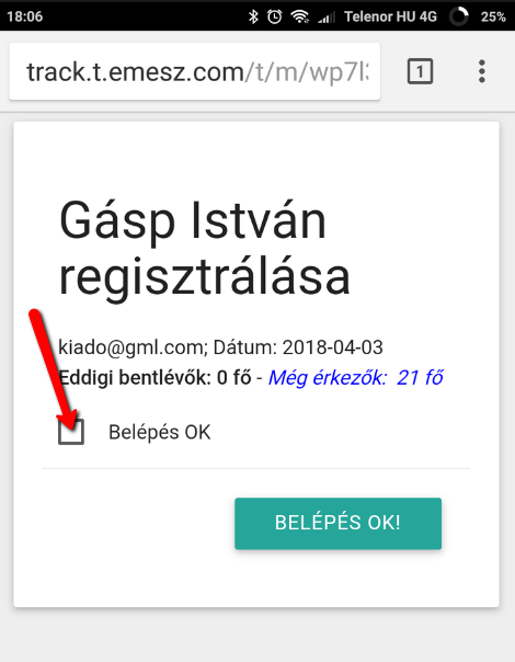 Kattints a checkbox-ba!